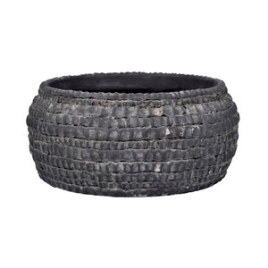 Vaso em Cimento Rustico Preto