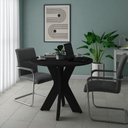 Ver imagem 1 de Mesa Redonda Retro Sun Preto