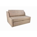 Ver imagem 3 de Sofá Cama Retrátil 2 Lugares 150, Mts Corano Naomi Matrix Cor:sintetico Bege