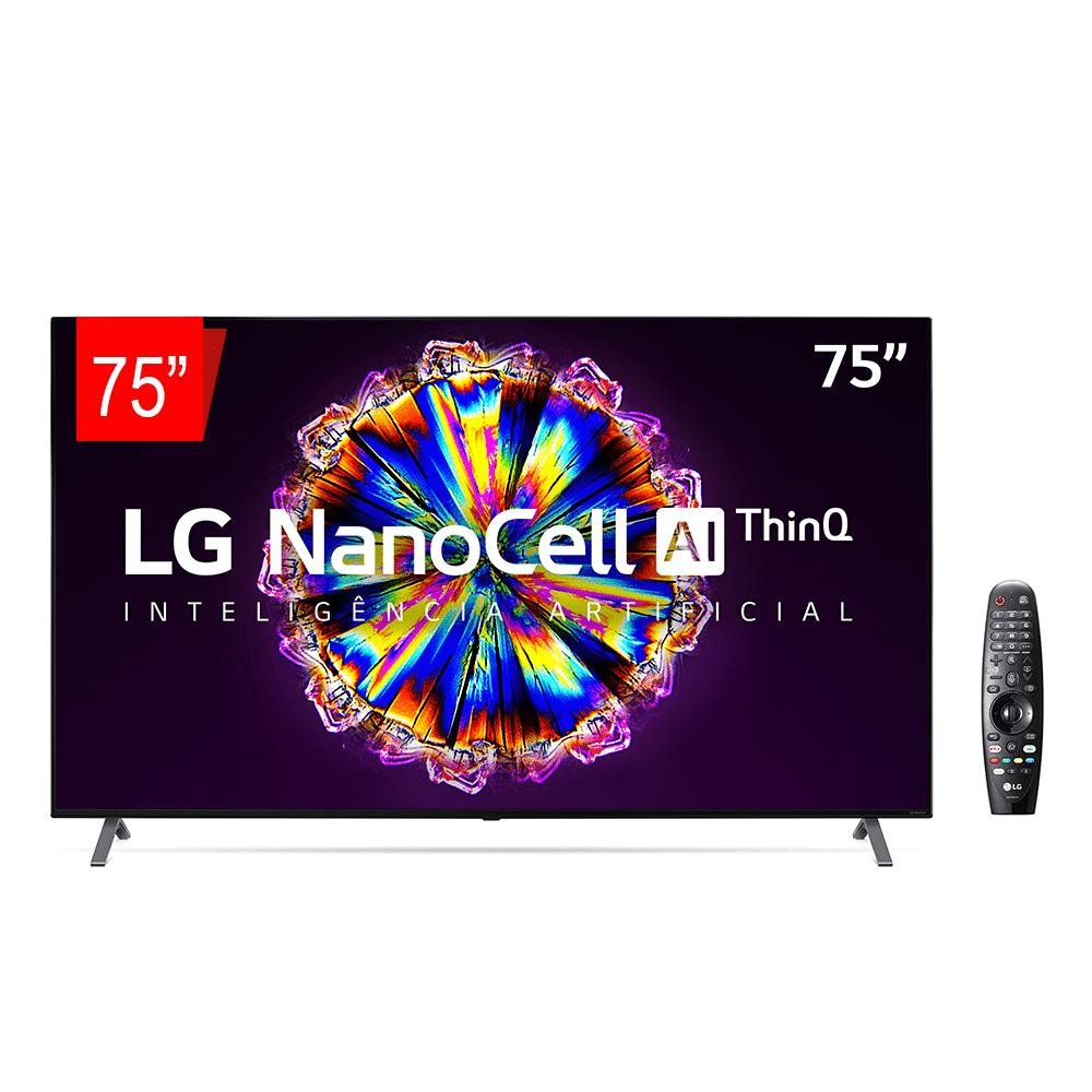 Smart TV Lg 75 Polegadas 4K Ips Nanocell Wifi Bluetooth Hdr Inteligencia Artificial Thinqai Google - 1