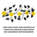 Ver imagem 3 de Enfeite de Parede Decorativo Todo de Ferro 5 Rosas:amarelo