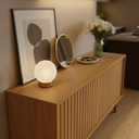 Ver imagem 7 de Aparador Buffet Trancoso Portas de Madeira Ripada Tampo Mdf para Sala de Jantar Cantinho do Café