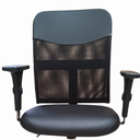 Ver imagem 7 de Cadeira de Escritório Ergonômica Apoio Lombar Preta Tela Nr17 Confortável com Rodinha