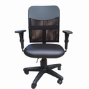 Ver imagem 6 de Cadeira de Escritório Ergonômica Apoio Lombar Preta Tela Nr17 Confortável com Rodinha