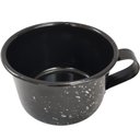 Ver imagem 6 de Caneca Esmaltada Grande Leiteira 600ml Caneca Rustico Preta