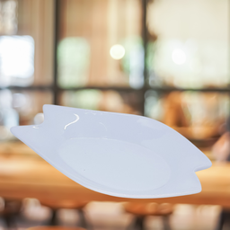 Travessa Peixe em Cerâmica: Um Toque de Charme e Exclusividade À Sua Mesa:branco - 2