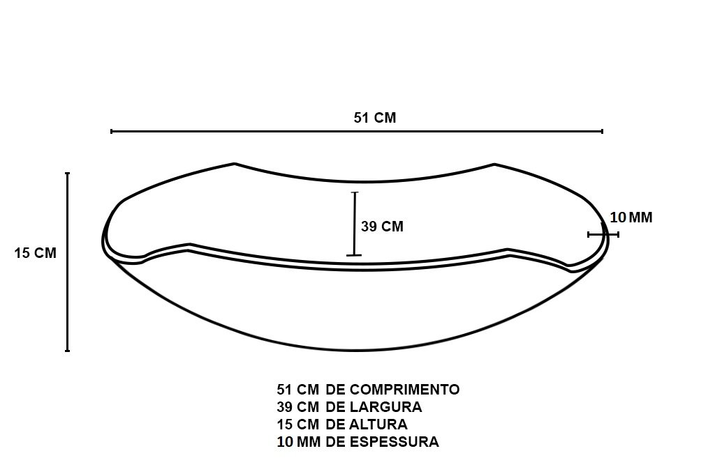 CUBA DE VIDRO ABAULADA 51CM PRETO + VALVULA + TORNEIRA - 3