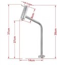 Ver imagem 2 de Cuba de Vidro Abaulada 51cm Preto + Valvula + Torneira