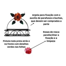 Porta Shampoo Rústico em Ferro Várias Cores:laranja - 3