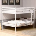 Ver imagem 1 de Beliche Casal Casal Dreams Madeira Maciça Branco Megamobilia