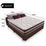 Cama Box Casal + Colchão De Molas - Comfort Prime - Classic Superlastic 138cm cor:Marrom - 6