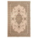 Ver imagem 2 de Tapete Sala Tabriz Bege Verde 150X200 Cm Classico Tipo Belga