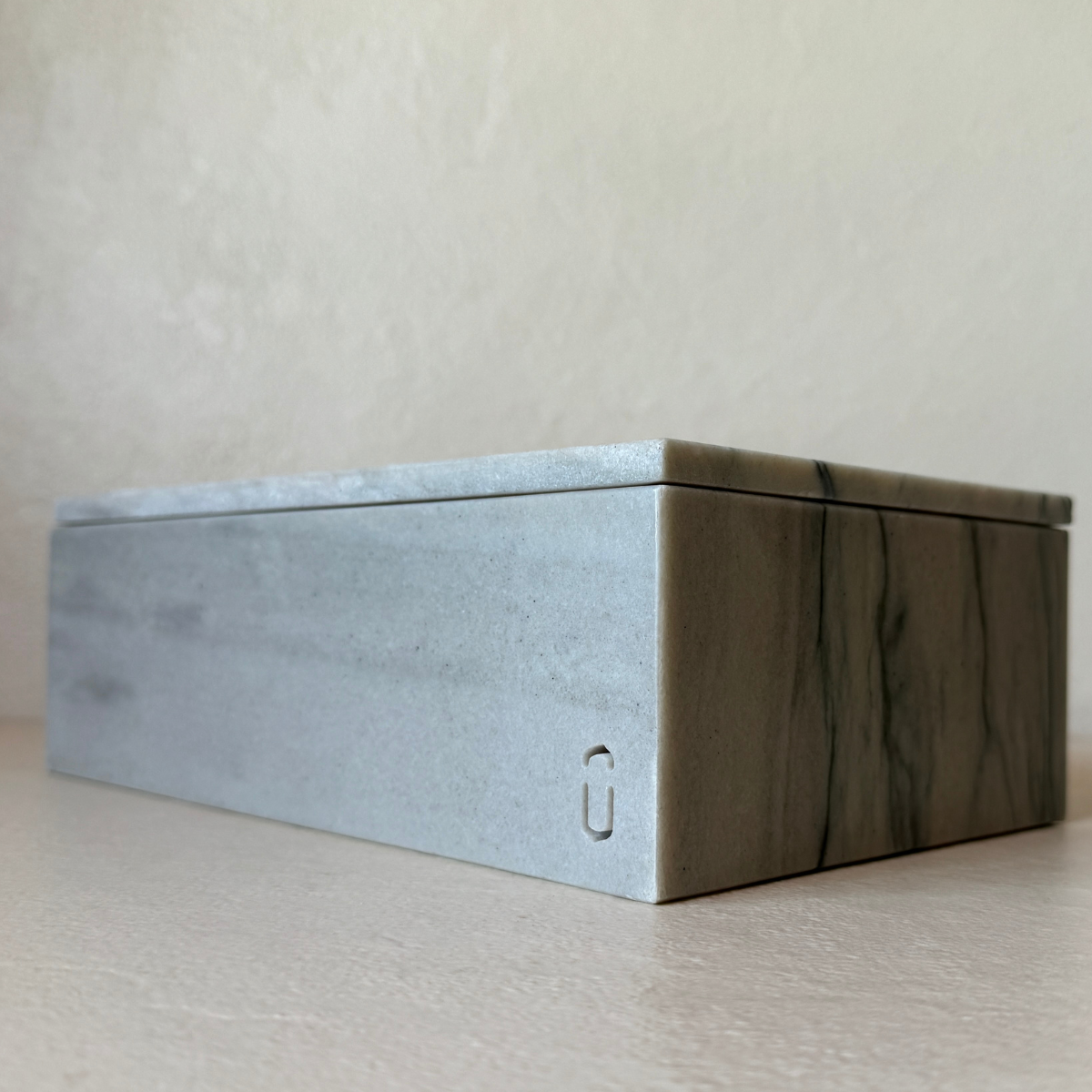 Porta Lenço Lineare Quartzito Perla Grey Polido - 2