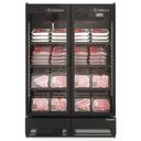 Ver imagem 3 de Expositor Vertical Linha Carbono 2 Portas Gcbc950cb Gelopar Refrigerador 957 Litros All Black 220v