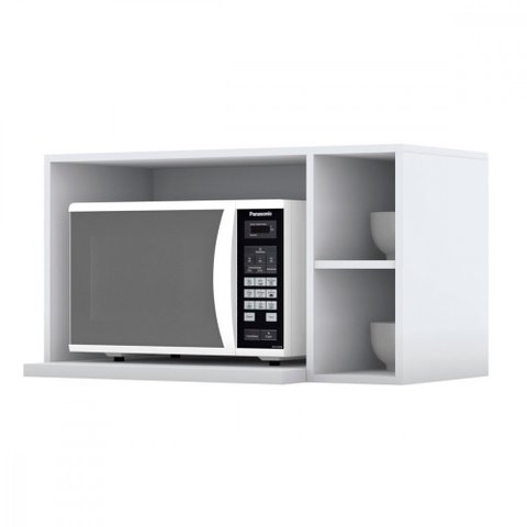 Armário Aéreo para Micro-ondas 02 Nichos 80cm Nova York