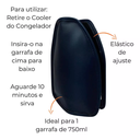 Ver imagem 2 de Cooler Térmico Bolsa de Gel para Garrafas de Espumante Vinho:azul Marinho