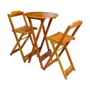 Ver imagem 1 de Jogo de Bistrô com 2 Banquetas Mel