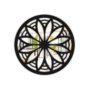 Quadro Decorativo para Sala Mandala de Decoração para Casa:floral