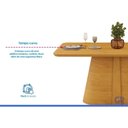 Ver imagem 4 de Mesa Jantar Ryze c/Tampo MDF Curvo 170x90cm Freijo DJ Móveis