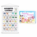 Ver imagem 1 de Kit Jogo Aprendendo Palavras + Banner Alfabeto 80x50cm