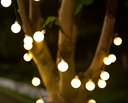 Ver imagem 2 de Pisca Cordão Natalino Solar Jardim 20 Bolinhas Amarelo de 5m
