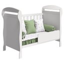 Ver imagem 5 de Berço Americano Danny e Cômoda Infantil Ane Branco Brilho – Phoenix Baby