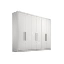 Ver imagem 1 de Guarda Roupa Casal 6 Portas e 8 Gavetas Rizon Plus Branco - Novo Horizonte