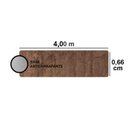 Ver imagem 3 de Passadeira Pratatêxtil 0,66m X 4,00m Antiderrapante.:chocolate