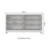 Cômoda Infantil 136cm com 6 Gavetas Flex Multimóveis Mp4262 Branco - 8
