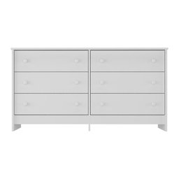 Cômoda Infantil 136cm com 6 Gavetas Flex Multimóveis Mp4262 Branco - 7
