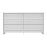 Cômoda Infantil 136cm com 6 Gavetas Flex Multimóveis Mp4262 Branco - 7