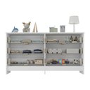 Ver imagem 5 de Cômoda Infantil 136cm com 6 Gavetas Flex Multimóveis Mp4262 Branco