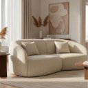 Ver imagem 3 de Sofá Nuvem 210cm Conforto Premium Decorativo Orgânico