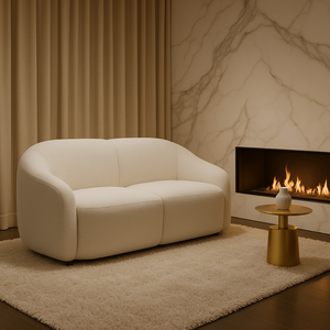 Sofá Nuvem 210cm Conforto Premium Decorativo Orgânico