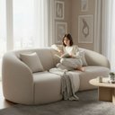 Ver imagem 6 de Sofá Nuvem 210cm Conforto Premium Decorativo Orgânico