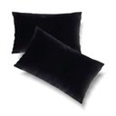 Ver imagem 1 de Conjunto Porta Travesseiro em Veludo Liso Várias Cores Cor:preto