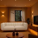 Ver imagem 5 de Sofá Coin 2 Lugares 200cm Off White Bouclé Fibra Sintética Sallar Home