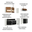 Ver imagem 5 de Armário de Cozinha Completa 220cm Branco/Preto/Rustic Parma Madesa 02