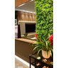 Kit 12 Placas Painel Jardim Vertical Artificial Verde Planta Decorativa Flexivel Natureza Inverno - 7