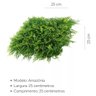Kit 12 Placas Painel Jardim Vertical Artificial Verde Planta Decorativa Flexivel Natureza Inverno - 2