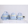 Kit Bolsas 03 Peças P | G | Mochila Baby Império Azul - 1
