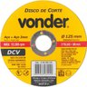Disco de Corte 125,0X1,2X22,23 DCV - Vonder - 1