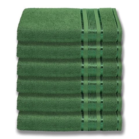6 Toalhas Super Gigante Grossa Abraça o Corpão 80x180 Egito Verde