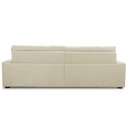 Ver imagem 2 de Sofá 3 Lugares Rettrátil Reclinável Elétrico 254cm Mazi L06 Couro Off White - Lyam Decor