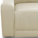 Ver mais imagens de Sofá 3 Lugares Rettrátil Reclinável Elétrico 254cm Mazi L06 Couro Off White - Lyam Decor
