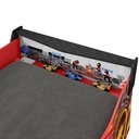 Ver imagem 5 de Cama Infantil com Proteção Lateral e Porta Objetos Quarto Truck P04 Preto Vermelho - Lyam Decor