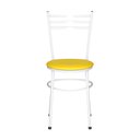 Ver imagem 3 de 2 Cadeiras para Mesa Epoxi Branca:amarelo