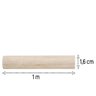 Kit Bastão de Madeira Pinus com 8 Peças 1.6x1.6x100cm - 3