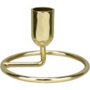 Ver imagem 1 de Castiçal Porta Vela Decorativo Home&co Metal 6x10x10cm Dourado