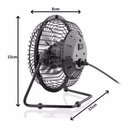 Ver imagem 2 de Mini Ventilador Usb Potente e Ultra Silencioso Portátil Bn - Pt Mesa